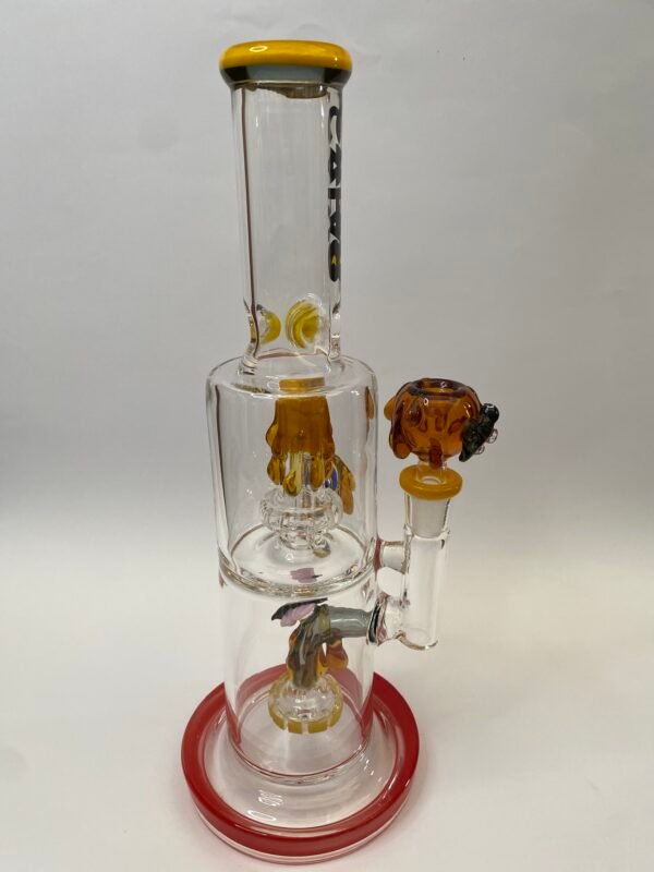 Bong Bee Waterpipe Rojo Calvo Glass
