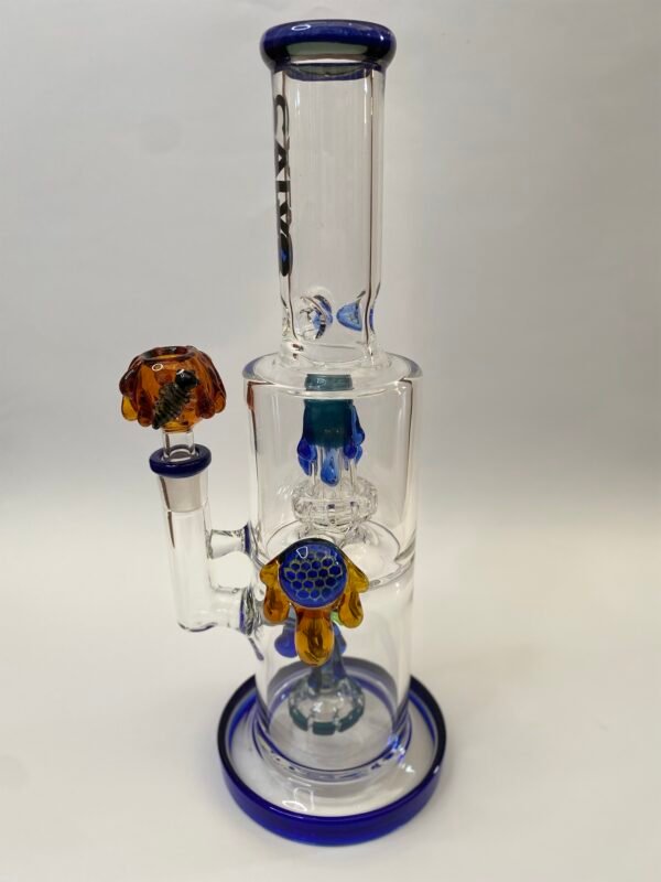 Bong Bee Waterpipe Azul Calvo Glass