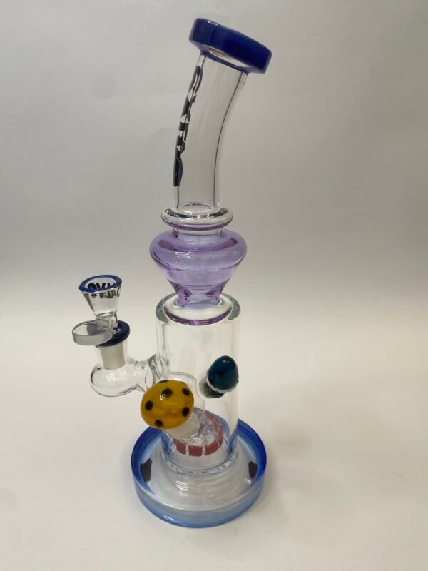 Double Fungus Rig Azul Calvo Glass