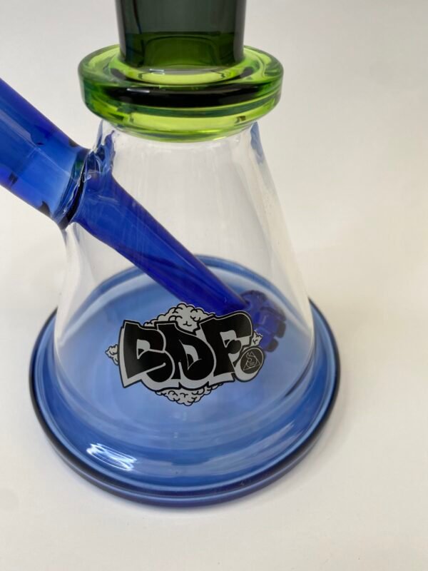 Bong Premium Cyclone Azul-Verde Squadafum