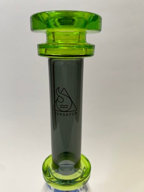 Bong Premium Cyclone Azul-Verde Squadafum