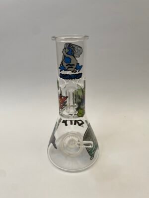 Glass Ice Bong Percolator City Squadafum