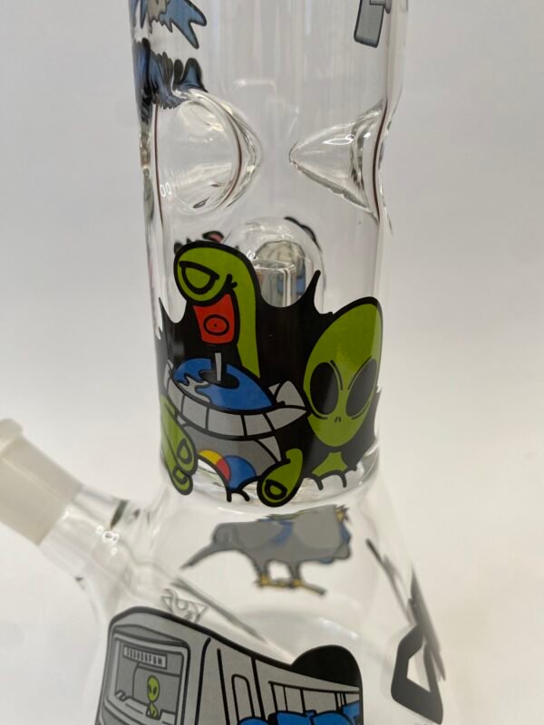 Glass Ice Bong Percolator City Squadafum