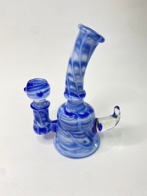 Bong mini rig full color Azul