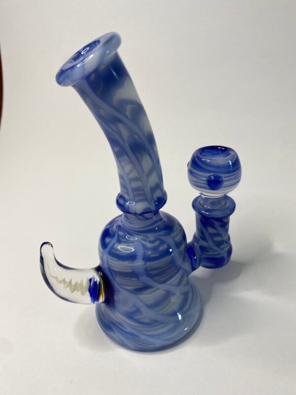 Bong mini rig full color Azul