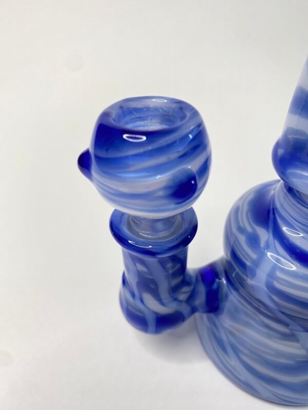Bong mini rig full color Azul