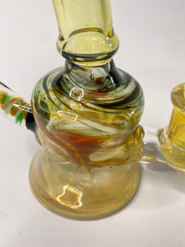 Bong rig mediano color + banger y caps