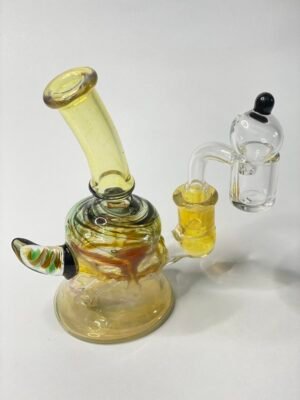 Bong rig mediano color + banger y caps