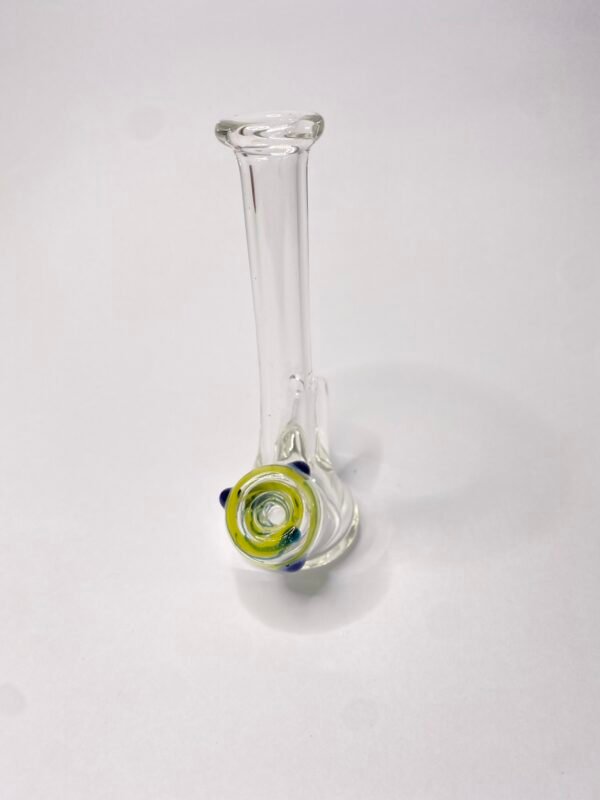 Bong mini simple quemador amarillo