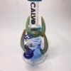 Four Horn Rig Blue Calvo Glass