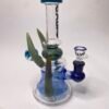 Four Horn Rig Blue Calvo Glass