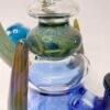 Four Horn Rig Blue Calvo Glass