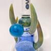 Four Horn Rig Blue Calvo Glass