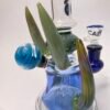 Four Horn Rig Blue Calvo Glass