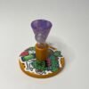 Bowl macho 14 mm soplado en vidrio morado