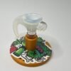 Bowl macho 14 mm soplado en vidrio blanco