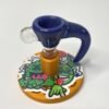 Bowl macho 14 mm soplado en vidrio azul