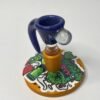 Bowl macho 14 mm soplado en vidrio azul