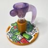 Bowl macho 14 mm soplado en vidrio full morado