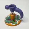Bowl macho 14 mm soplado en vidrio violeta azulado