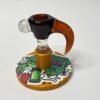 Bowl macho 14 mm soplado en vidrio cafe