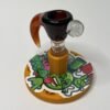 Bowl macho 14 mm soplado en vidrio cafe