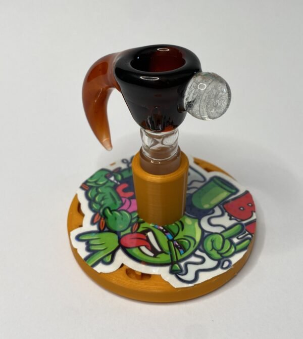 Bowl macho 14 mm soplado en vidrio cafe