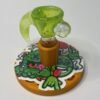 Bowl macho 14 mm soplado en vidrio verde lima