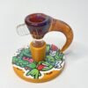 Bowl macho 14 mm soplado en vidrio amber purple