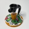Bowl macho 14 mm soplado en vidrio negro